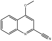 4-METHOXYQUINOLINE-2-CARBONITRILE Struktur