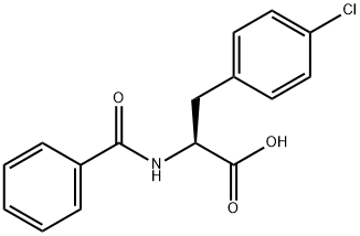 Phenylalanine,N-benzoyl-4-chloro- Struktur