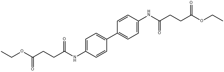 diethyl 4,4'-[4,4'-biphenyldiyldi(imino)]bis(4-oxobutanoate) Struktur