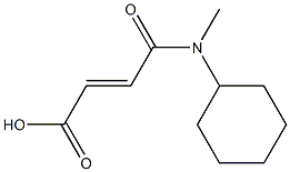 4-[cyclohexyl(methyl)amino]-4-oxo-2-butenoic acid Struktur