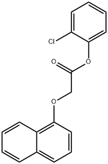 2-chlorophenyl (1-naphthyloxy)acetate Struktur