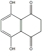 1,4-Naphthalenedione, 2,3-dihydro-5,8-dihydroxy- Struktur