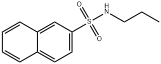 N-propylnaphthalene-2-sulfonamide Struktur