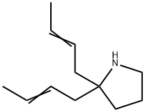 2,2-di-2-buten-1-ylpyrrolidine Struktur