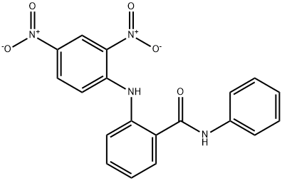 2-[(2,4-dinitrophenyl)amino]-N-phenylbenzamide Struktur