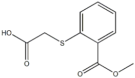 2-Carboxymethylsulfanyl-benzoic acid methyl ester Struktur