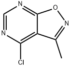 4-chloro-3-methylisoxazolo[5,4-d]pyrimidine Struktur