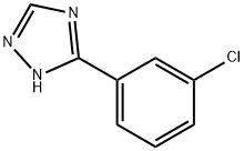 3-(3-Chloro-phenyl)-1H-[1,2,4]triazole Struktur