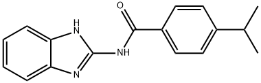 N-(1H-benzimidazol-2-yl)-4-propan-2-ylbenzamide Struktur