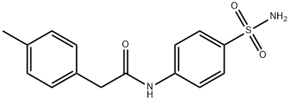 2-(4-methylphenyl)-N-(4-sulfamoylphenyl)acetamide Struktur