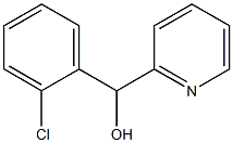 2-Pyridinemethanol, a-(2-chlorophenyl)- Struktur