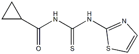 N-[(1,3-thiazol-2-ylamino)carbonothioyl]cyclopropanecarboxamide Struktur