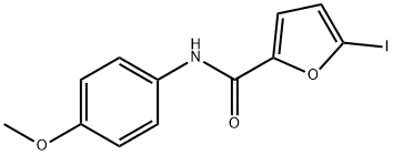 5-iodo-N-(4-methoxyphenyl)furan-2-carboxamide Struktur