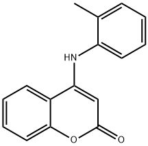 4-(2-toluidino)-2H-chromen-2-one Struktur