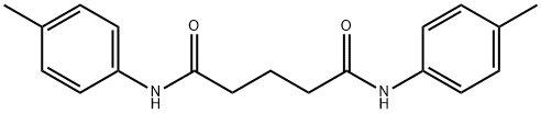 N,N'-bis(4-methylphenyl)pentanediamide Struktur