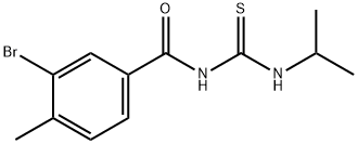 3-bromo-N-[(isopropylamino)carbonothioyl]-4-methylbenzamide Struktur