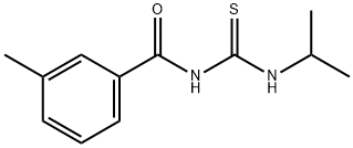 N-[(isopropylamino)carbonothioyl]-3-methylbenzamide Struktur