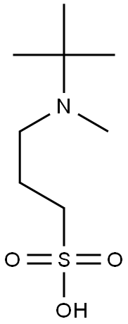 1-Propanesulfonic acid, 3-[(1,1-dimethylethyl)methylamino]- Structure