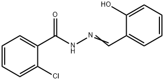 2-chloro-N'-(2-hydroxybenzylidene)benzohydrazide Struktur