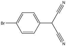 2-(4-bromophenyl)malononitrile Struktur