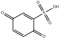 1,4-Cyclohexadiene-1-sulfonic acid, 3,6-dioxo- Struktur