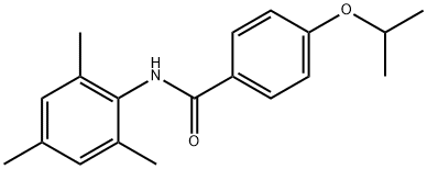 4-propan-2-yloxy-N-(2,4,6-trimethylphenyl)benzamide Struktur