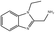 (1-ethylbenzimidazol-2-yl)methanamine Struktur