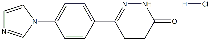 4,5-Dihydro-6-(p-imidazol-1-ylphenyl)-3(2H)-pyridazinone monohydrochloride Struktur