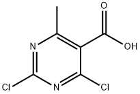 2,4-Dichloro-6-methylpyrimidine-5-carboxylic acid Struktur