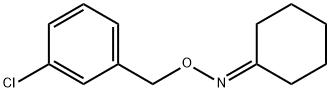 N-[(3-chlorophenyl)methoxy]cyclohexanimine Struktur