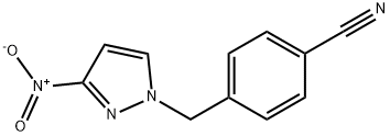 4-[(3-nitro-1H-pyrazol-1-yl)methyl]benzonitrile, 957265-89-3, 結(jié)構(gòu)式