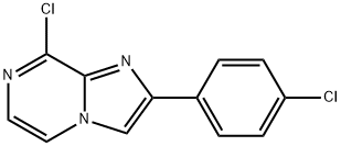 8-CHLORO-2-(4-CHLOROPHENYL)IMIDAZO[1,2-A]PYRAZINE Struktur