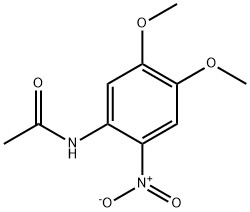 N-(4,5-Dimethoxy-2-nitrophenyl)acetamide Struktur