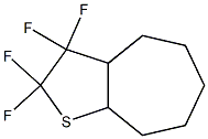 2H-Cyclohepta[b]thiophene,2,2,3,3-tetrafluorooctahydro- Struktur