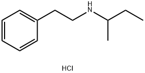 (butan-2-yl)(2-phenylethyl)amine hydrochloride Struktur