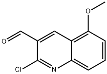 2-chloro-5-methoxyquinoline-3-carbaldehyde Struktur