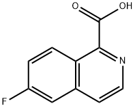 6-FLUOROISOQUINOLINE-1-CARBOXYLIC ACID Structure