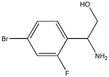 2-AMINO-2-(4-BROMO-2-FLUOROPHENYL)ETHAN-1-OL Struktur