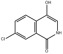 7-chloro-4-hydroxy-1,2-dihydroisoquinolin-1-one Struktur