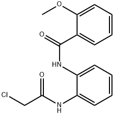 N-[2-(2-Chloro-acetylamino)-phenyl]-2-methoxy-benzamide Struktur