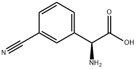 S-3-cyanophenylglycine Struktur