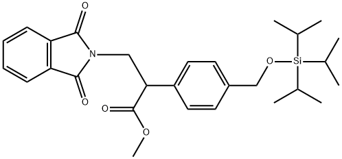 methyl 3-(1,3-dioxoisoindolin-2-yl)-2-(4-(((triisopropylsilyl)oxy)methyl)phenyl)propanoate