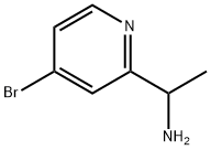 1-(4-bromopyridin-2-yl)ethan-1-amine Struktur