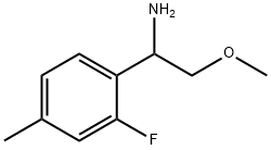 1-(2-FLUORO-4-METHYLPHENYL)-2-METHOXYETHYLAMINE Struktur