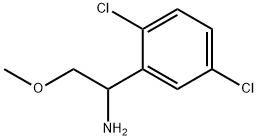 1-(2,5-DICHLOROPHENYL)-2-METHOXYETHAN-1-AMINE Struktur