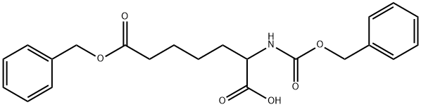 Cbz-RS-2-Aminopimelic acid 7-(phenylmethyl) ester Struktur