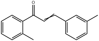 (2E)-1-(2-methylphenyl)-3-(3-methylphenyl)prop-2-en-1-one Struktur