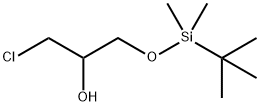 1-((TERT-BUTYLDIMETHYLSILYL)OXY)-3-CHLOROPROPAN-2-OL Struktur