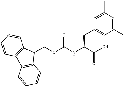 Fmoc-3,5-Dimethy-DL-Phenylalanine Structure