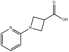 1-(Pyridin-2-yl)azetidine-3-carboxylic acid Struktur